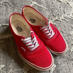 VANS Authentic Red Shoes